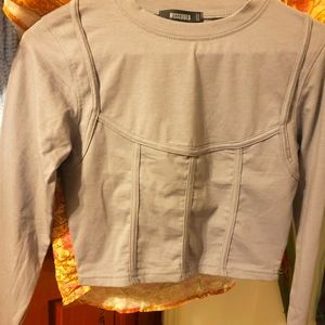 Missguided Long Sleeve Crop